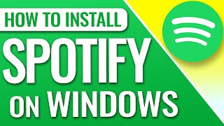 How To Download And Install Spotify For Windows [upl. by Leahcimluap38]