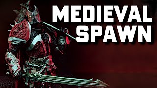 Spawn  Medieval Spawn  McFarlane Toys Action Figure Review [upl. by Lessig]