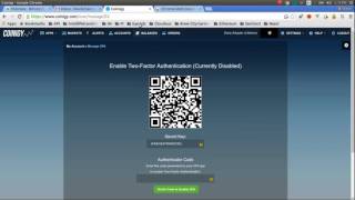 Coinigycom  Setup TwoFactor Authentication Tutorial [upl. by Stambaugh]