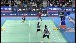 Semi Finals  XD  Xu C  Ma J vs J Fischer Nielsen  C Pedersen  2012 Victor Korea Open [upl. by Euqinommod244]