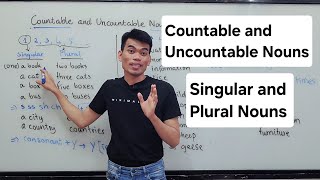 Learn English Grammar COUNTABLE AND UNCOUNTABLE NOUNS  SINGULAR amp PLURAL NOUNS [upl. by Otipaga549]