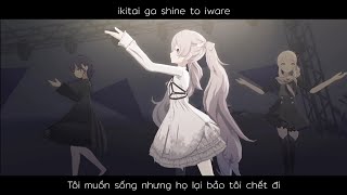 【Vietsub】Nonbreath Oblige  25ji Nightcord de ftMiku  Project Sekai [upl. by Llenyl]