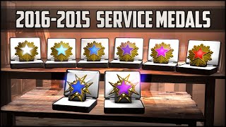 CSGO 20162015 Service medals Interactive Video [upl. by Meldoh343]