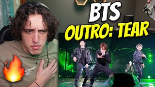 BTS OUTRO TEAR LIVE PERFORMANCE MY FAVORITE OUTRO🔥  REACTION [upl. by Particia]