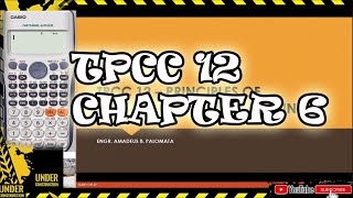 TPCC 12 CHAPTER 6 [upl. by Eizle]