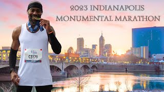 2023 Indianapolis Monumental Marathon  Project 345 Complete [upl. by Yzeerb]