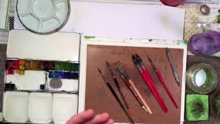 How to Set Up a Table Style Workstation for Watercolour by Chris Petri [upl. by Uda]