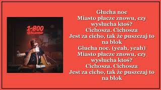 Taco Hemingway x Otsochodzi  Cichosza Tekst [upl. by Khalin]