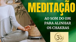 MEDITAÇÃO AO SOM DO OM PARA ALINHAR OS CHAKRAS 111 VEZES SOLFEGGIO [upl. by Gorrian271]