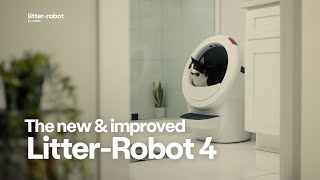 Get to know the new amp improved LitterRobot 4  Selfcleaning litter box [upl. by Prentice640]