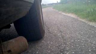 Volvo 740 TDi sidepipe sound and turbo blow off [upl. by Yrocej]