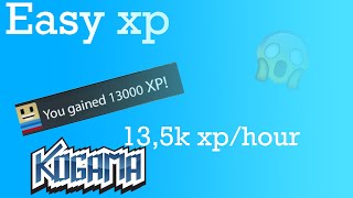 read description EASY FARM XP IN KOGAMA WITHOUT HACKS [upl. by Downe]