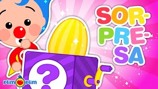 Búsqueda de Huevos de Pascua Sorpresa 6  Aprende Colores  Juegos para Niños  Plim Plim [upl. by Havard]