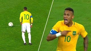 Neymar Legendary Goals For Brazil [upl. by Susejedesoj249]