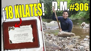 Me dan un PREMIO DE ORO por buscar ORO en el río 🤯  Detección Metálica 306 [upl. by Felita4]