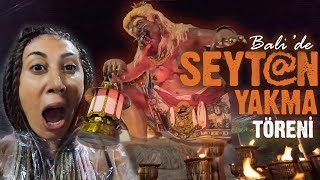 BALİ Adasında İLGİNÇ SOKAK FESTİVALİ  böyle şey görmedim [upl. by Anyk]