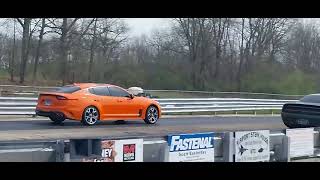 Kia Stinger GT VS Challenger Hellcat [upl. by Barbi]