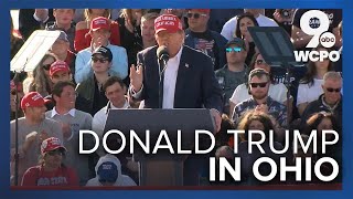 Donald Trump talks about Bernie Moreno his presidential campaign in Ohio [upl. by Bertrand797]