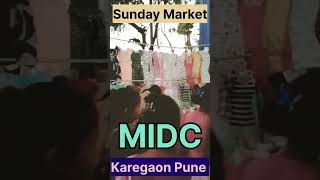 Sunday Market Karegaon Pune MIDC music jubinnautiyal newsong punevloger Anishkhan shorts [upl. by Claudetta731]