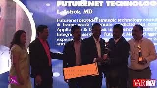 Futurenet Technologies India receiving the award for the Best IT Service Provider at VAR Symposium [upl. by Annairb]