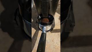 ROK portafilter with DF54 Grinder espresso crema [upl. by Eveivenej]