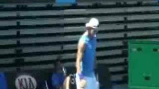 Rafael Nadals Party Tricks  Australian Open 2009 [upl. by Obidiah]