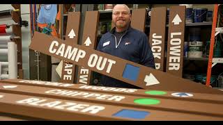 The Journey of Loons Handcrafted Trail Signs [upl. by Somerset]