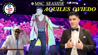 MSC SEASIDE THEATER amp Aquiles OVIEDO Performance By Costi [upl. by Byler238]