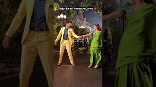 Bhavika Sharma amp Hitesh Bharadwaj Romantic Dance reels 😀 Ghkkpm Rajat amp Savi Romance BTS shorts [upl. by Ettenuahs610]