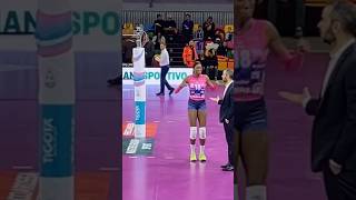 paolaegonu volleyballworld tall zehragunes sports dance funny [upl. by Weissmann]