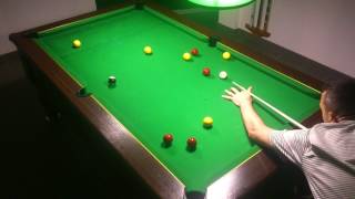 4ème Cassé fermé billard 8 pool anglais blackball [upl. by Cobby872]