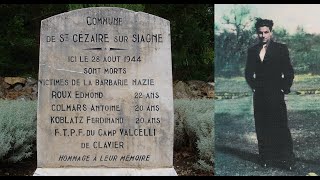 Témoignage trois résistants tués par une Tellermine à St Cézaire le 28 août 1944 [upl. by Kuehnel938]