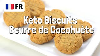 Recette Cétogène Biscuits au Beurre de Cacahuète En français [upl. by Chelsy551]