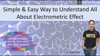 Electrometric Effect Explained  Easy Tricks  JEE NEET AIIMS CET amp NCERT [upl. by Acirret]