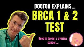 Doctor explains BRCA1 amp BRCA2 genetic testing for inherited breast and ovarian cancer [upl. by Ardnasal]