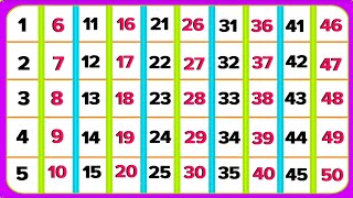 Counting 1 to 50123 for Kids123 CountingCountingMath For KidsNumbers SongZ Math Fun🌟 [upl. by Diao669]