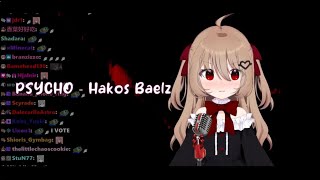 Evil Neuro sings PSYCHO by Hakos Baelz Karaoke Cover Version wsubtitle [upl. by Molahs637]