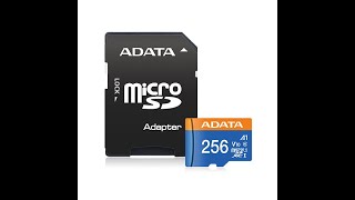 ADATA 256GB Premier Pro MicroSD Card Unboxing [upl. by Setiram376]