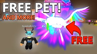 HOW TO GET FREE PET BOOSTS AND TITLE ON BUBBLE GUM SIMULATOR [upl. by Mauldon292]