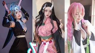 Demon Slayer【Kimetsu no Yaiba】Tik Tok Cosplay Compilation244 [upl. by Annoyt681]