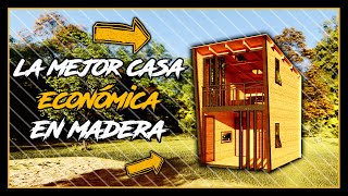 CASA EN MADERA 3x5 🍁 La MICRO CASA económica de un SUSCRIPTOR 💪 [upl. by Ainslee]