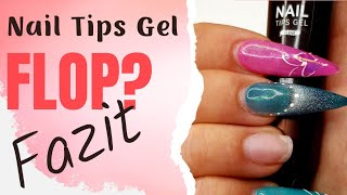 NAIL TIPS GEL Haftung etwa  0 [upl. by Guillema538]