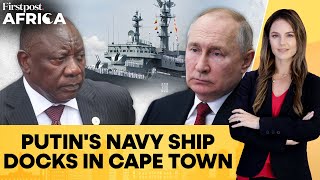 South Africa Outrage as Russias Naval Ship Docks at Cape Town  Firstpost Africa [upl. by Shirley]