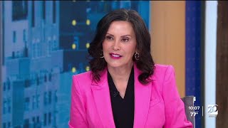 Michigan voters advocate for Governor Whitmer joining presidential ticket [upl. by Ahsemrac36]