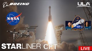 🔴LIVE Starliner Crew Flight Test Launch  Boeing  ULA  NASA [upl. by Nilyram635]