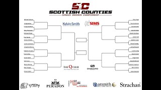 Scottish Counties Singles Snooker Championships  Last 32 Knockouts [upl. by Garald216]