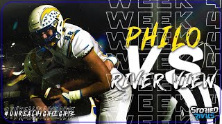 HIGH SCHOOL FOOTBALL  Philo vs River View  HIGHLIGHT [upl. by Nauwtna904]