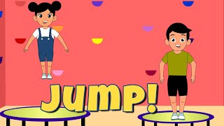 Jump Song for Children  Kids Songs and Nursery Rhymes [upl. by Newsom89]