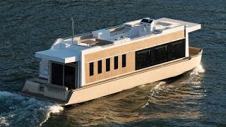 49 Crossover Houseboat an Evolution in Yachting [upl. by Llemor]