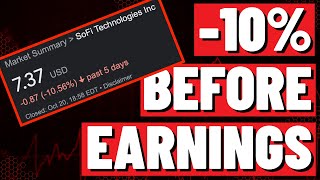 SoFi DOWN BIG Just 5 Trading Days Before Earnings [upl. by Loy]